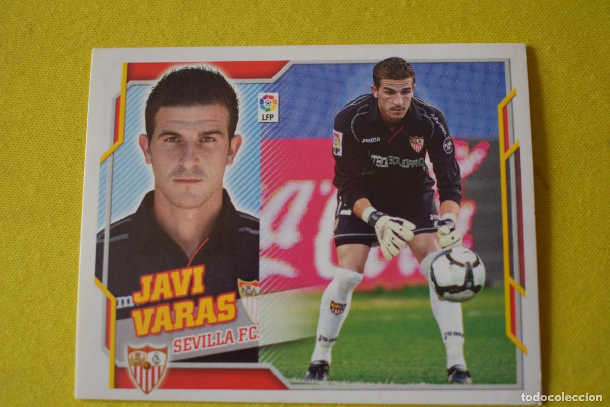 Figurine di Calcio: Cromo Liga 2010 2011. 10 11. Javi Varas. Sevilla. N &ordm; 2. Colecciones ESTE. Sin pegar