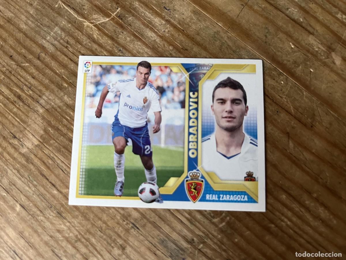 Cromos de Futebol: CROMO SIN PEGAR NUNCA PEGADO ALBUM LIGA ESTE 11 12 2011 2012 ZARAGOZA # 7B OBRADOVIC