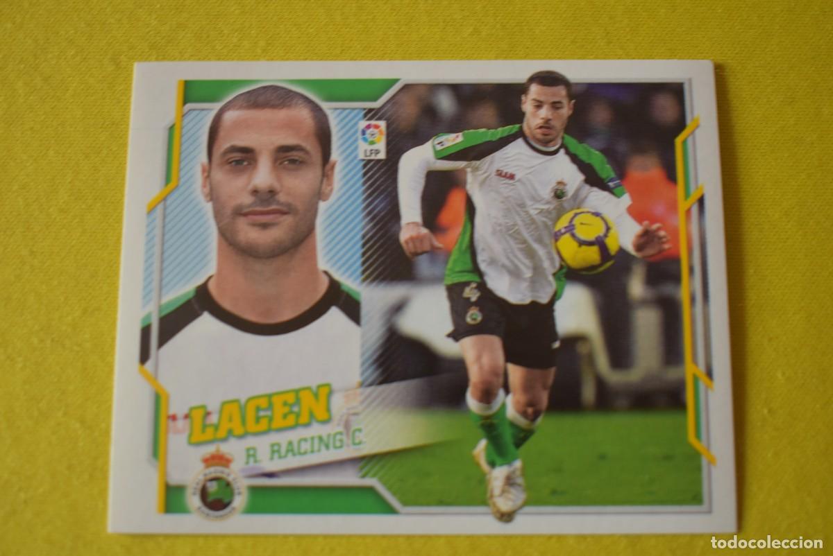 Figurine di Calcio: Cromo Liga 2010 2011. 10 11. Lacen. Racing de Santander. N &ordm; 10. Colecciones ESTE. Sin pegar