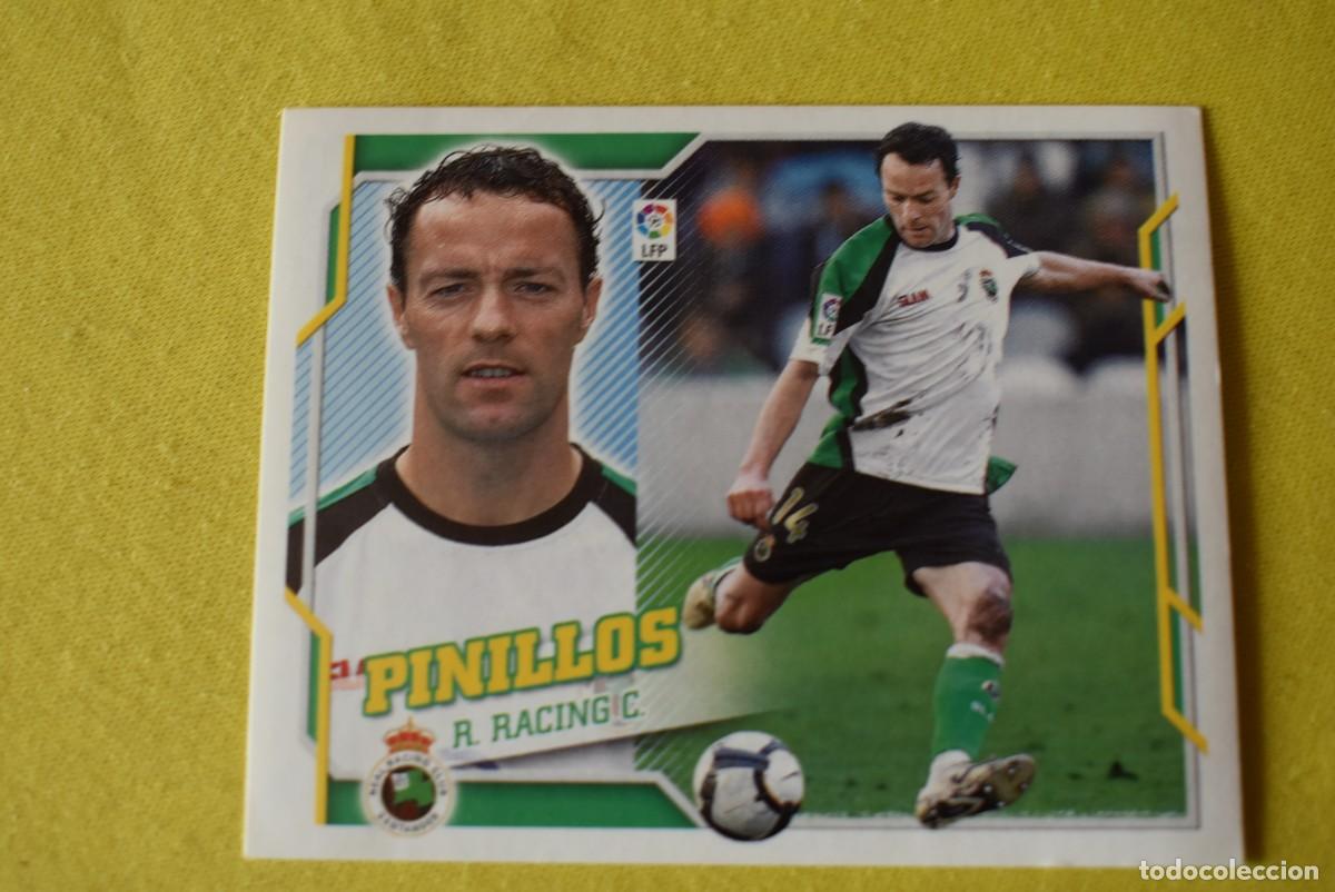 Fu&szlig;ball-Sticker: Cromo Liga 2010 2011. 10 11. Pinillos. Racing de Santander. N &ordm; 3. Colecciones ESTE. Sin pegar