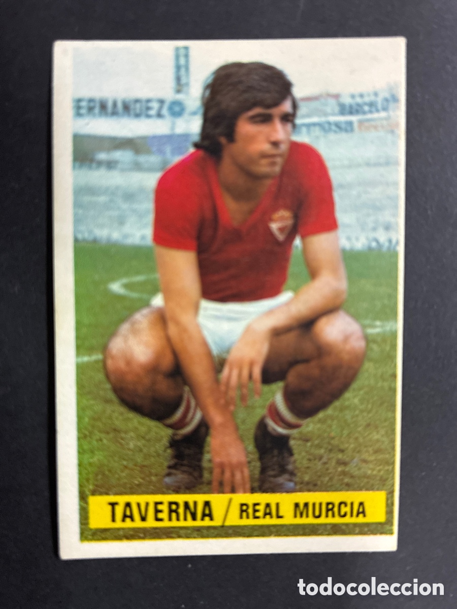 Football Stickers: CROMO FUTBOL SIN PEGAR TAVERNA R. MURCIA 1974 - 1975 EDITORIAL ESTE