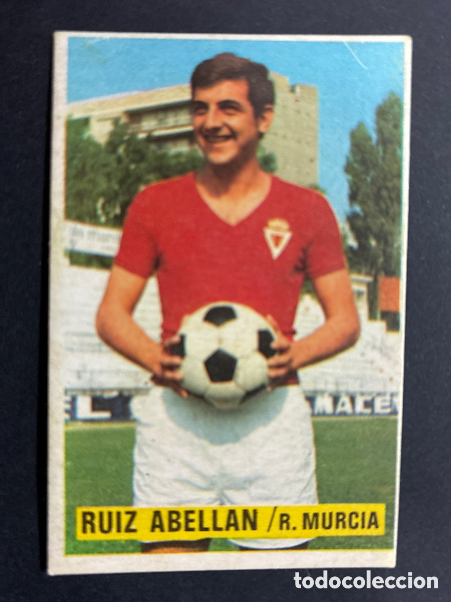 Football Stickers: CROMO FUTBOL SIN PEGAR RUIZ ABELLAN R. MURCIA 1974 - 1975 EDITORIAL ESTE