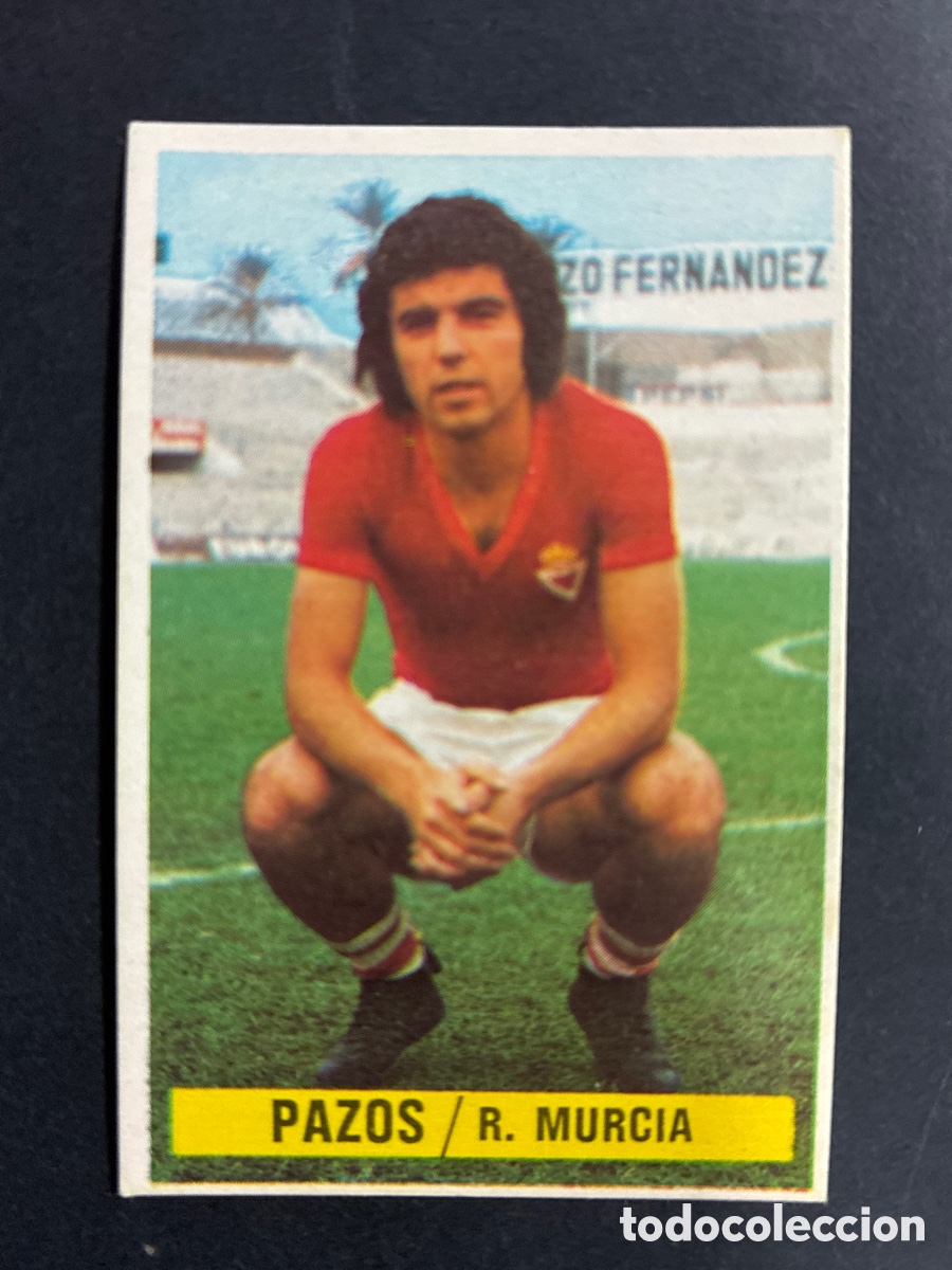 Football Stickers: CROMO FUTBOL SIN PEGAR PAZOS R. MURCIA 1974 - 1975 EDITORIAL ESTE