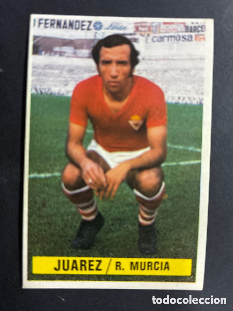 Football Stickers: CROMO FUTBOL SIN PEGAR JUAREZ R. MURCIA 1974 - 1975 EDITORIAL ESTE