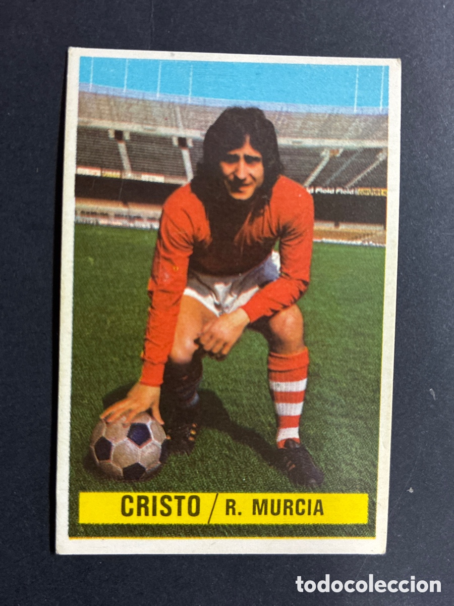 Football Stickers: CROMO FUTBOL SIN PEGAR CRISTO R. MURCIA 1974 - 1975 EDITORIAL ESTE