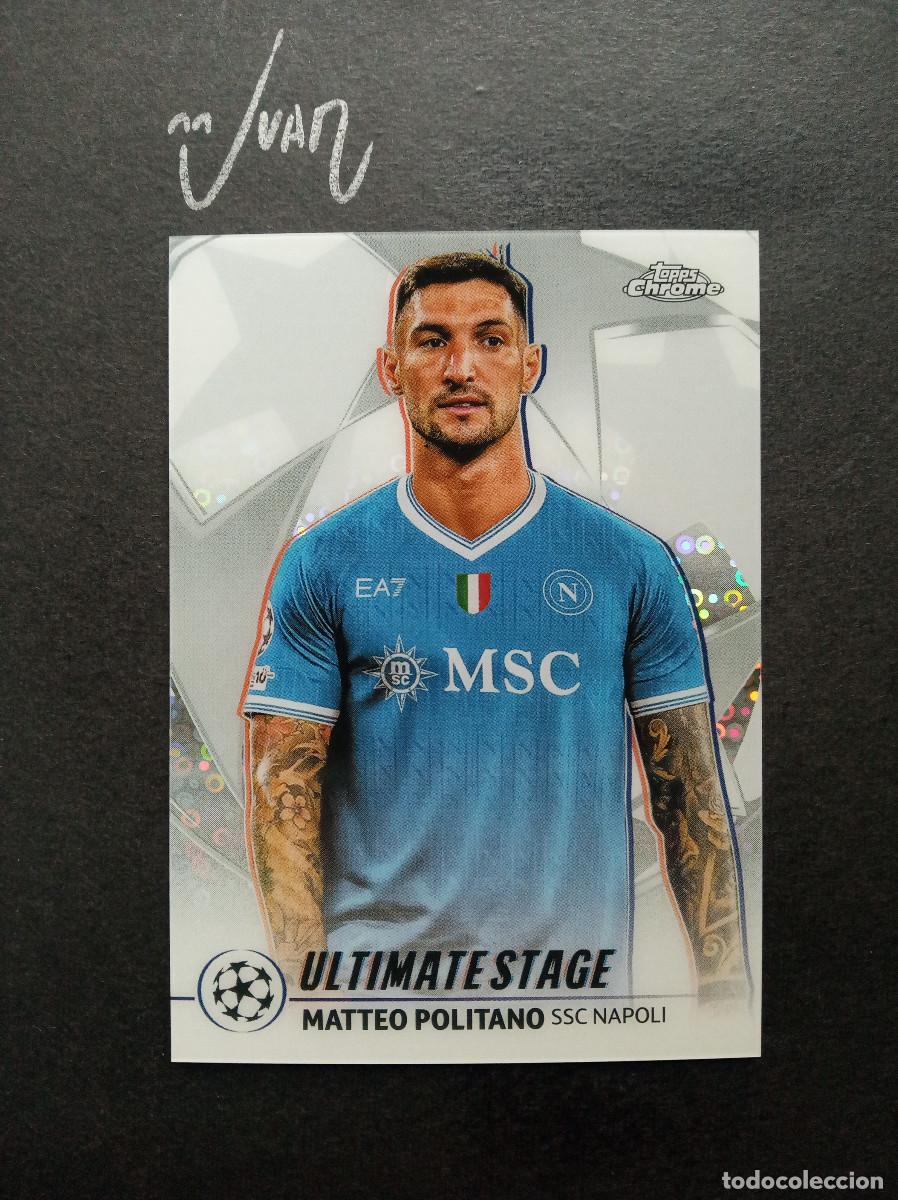 Cromos de Futebol: US 40 ULTIMATE STAGE POLITANO NAPOLES ⚽ TOPPS &reg; CHROME UCC CLUB COMPETITIONS 2025 2026 25 26 NUEVO
