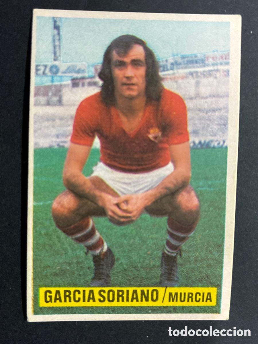 Football Stickers: CROMO FUTBOL SIN PEGAR GARCIA SORIANO MURCIA 1974 - 1975 EDITORIAL ESTE