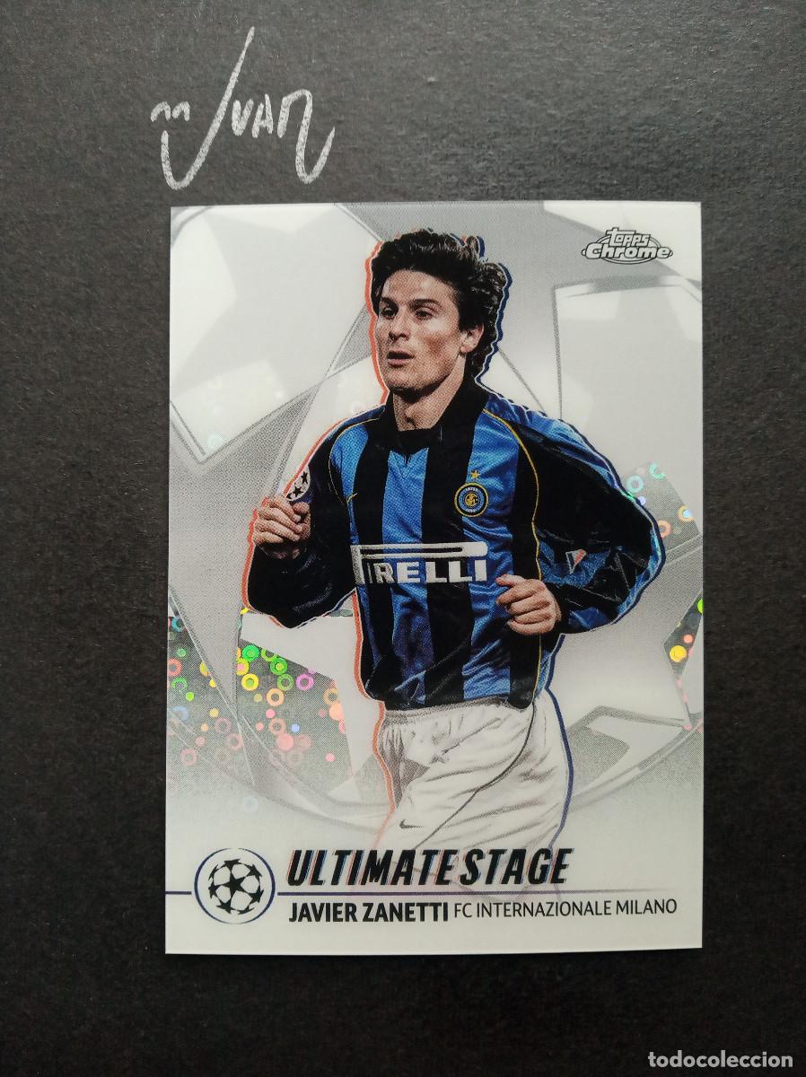 Cromos de Futebol: US 38 ULTIMATE STAGE ZANETTI FC INTERNAZIONALE MILANO ⚽ TOPPS &reg; CHROME UEFA 2025 2026 25 26 NUEVO