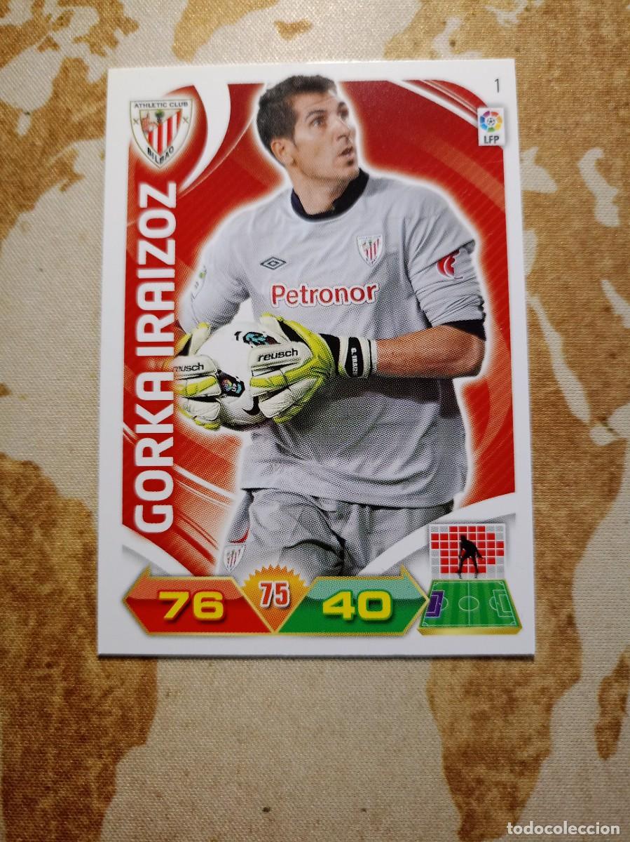 Fu&szlig;ball-Sticker: Athletic 1 GORKA IRAIZOZ Adrenalyn 2011-12