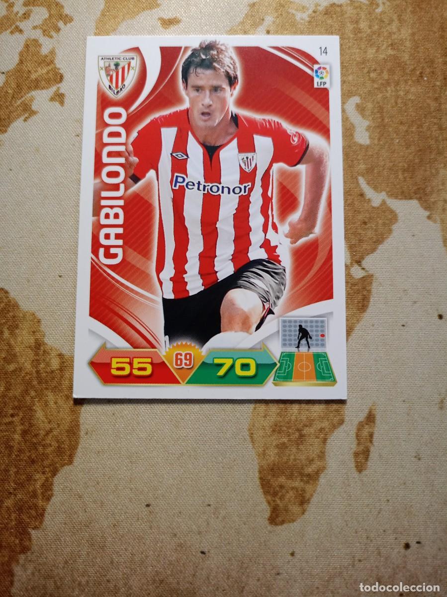 Fu&szlig;ball-Sticker: Athletic 14 GABILONDO Adrenalyn 2011-12