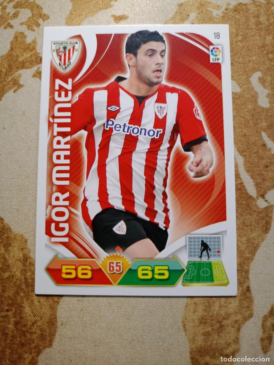 Cartes &agrave; collectionner de Football: Athletic 18 IGOR MART&Iacute;NEZ Adrenalyn 2011-12