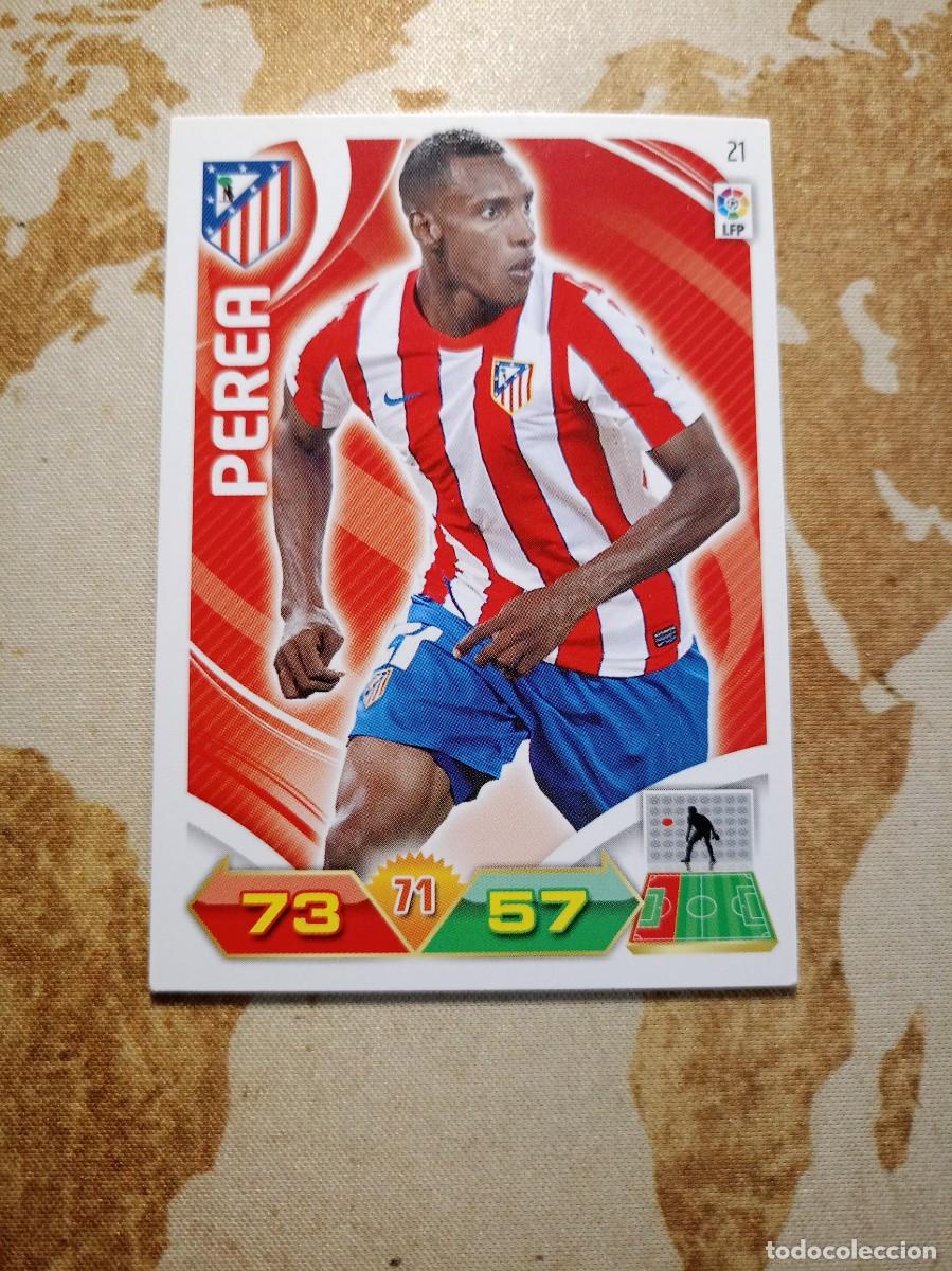 Fu&szlig;ball-Sticker: Atl&eacute;tico de Madrid 21 PEREA Adrenalyn 2011-12
