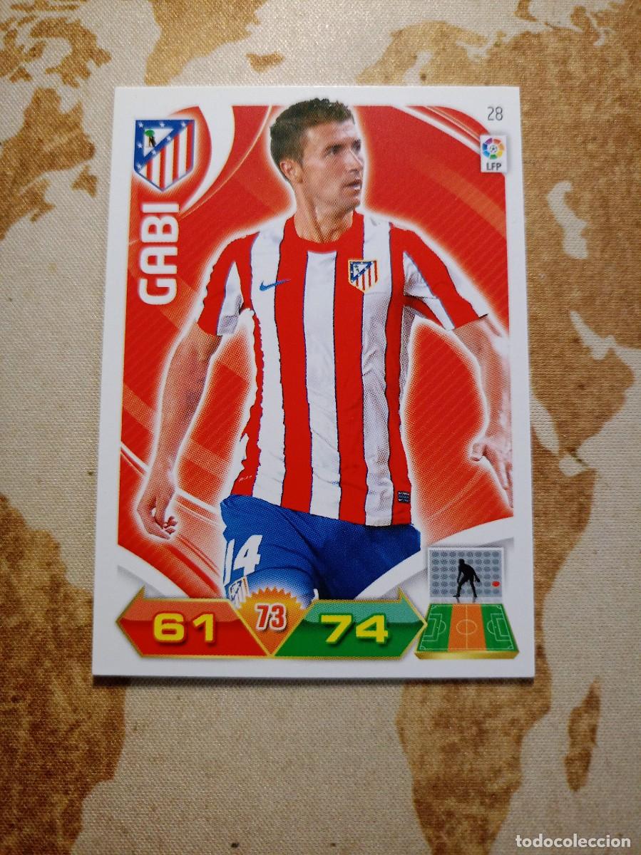 Fu&szlig;ball-Sticker: Atl&eacute;tico de Madrid 28 GABI Adrenalyn 2011-12