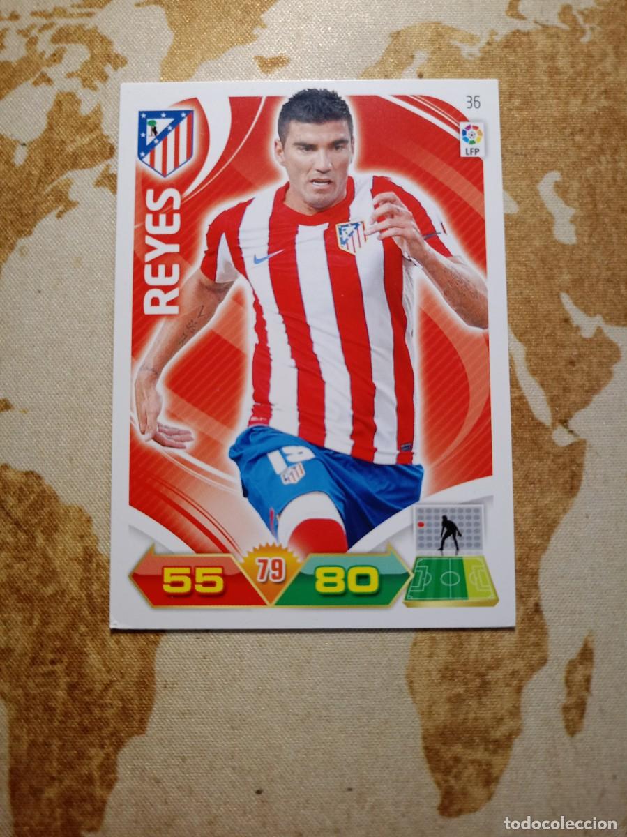 Figurine di Calcio: Atl&eacute;tico de Madrid 36 REYES Adrenalyn 2011-12