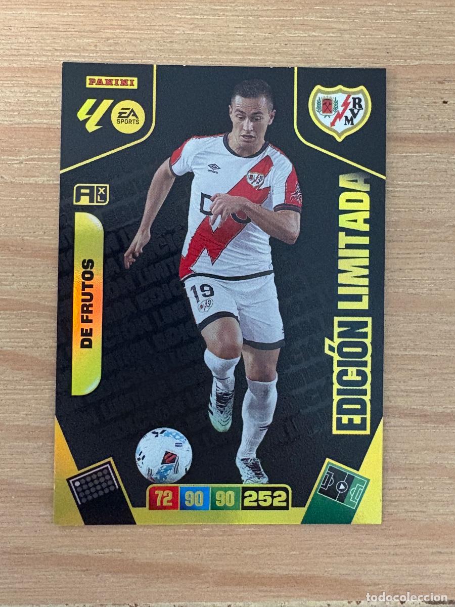 Cromos de F&uacute;tbol: 16. CROMO ADRENALYN 2025-26 25-26 EDICI&Oacute;N LIMITADA DE FRUTOS RAYO VALLECANO ( c&oacute;digo sin activar