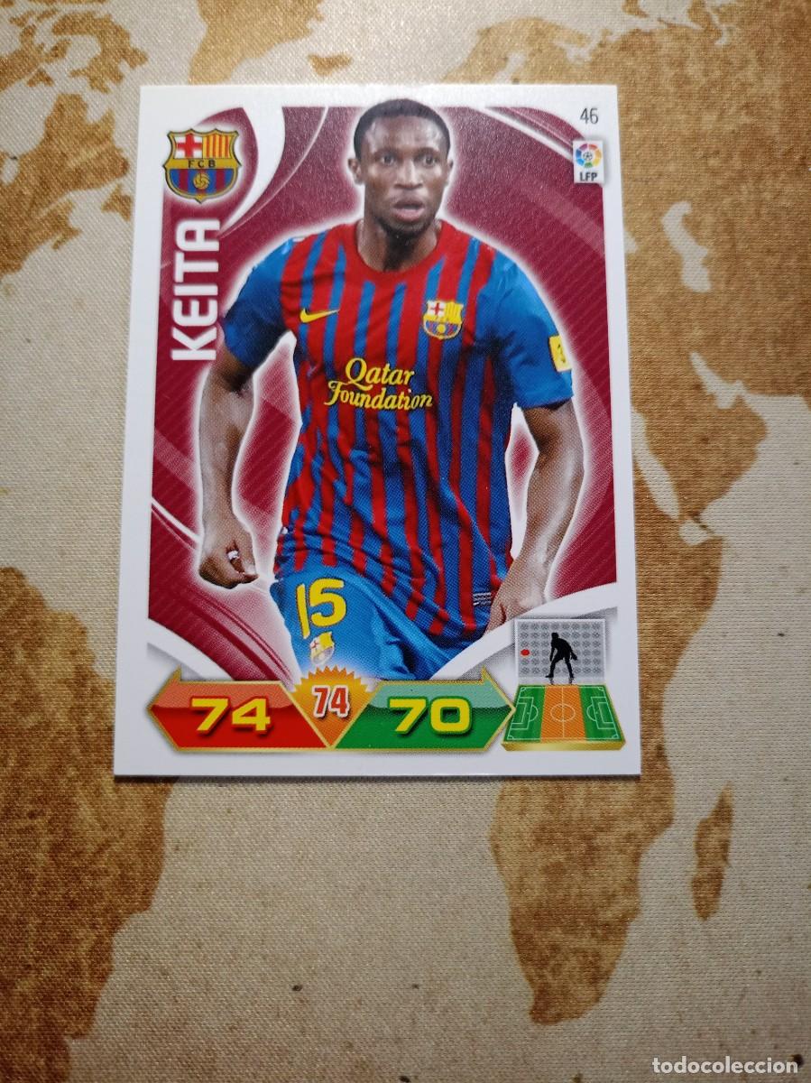 Cromos de F&uacute;tbol: Barcelona 46 KEITA Adrenalyn 2011-12