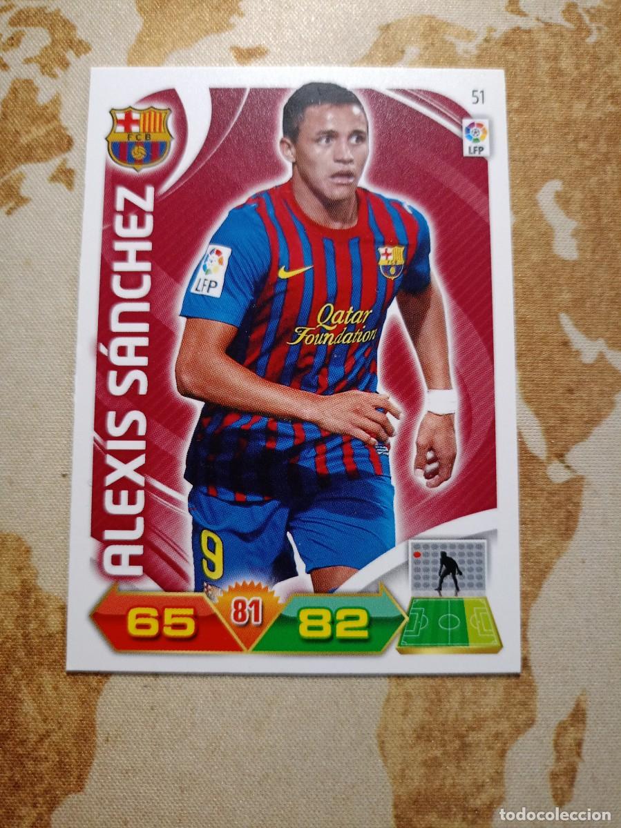 Cromos de F&uacute;tbol: Barcelona 51 ALEXIS S&Aacute;NCHEZ Adrenalyn 2011-12