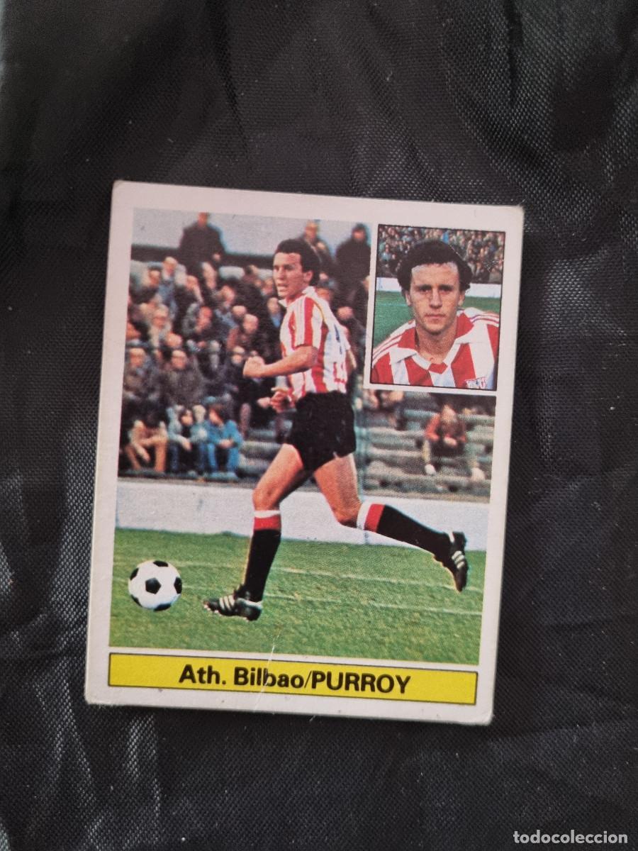 Cromos de f&uacute;tbol: PURROY. ATH. BILBAO. SIN PEGAR. EDICIONES ESTE LIGA 1981/82. 81/82. 1981/1982. PEDIDO MINIMO 3&euro;