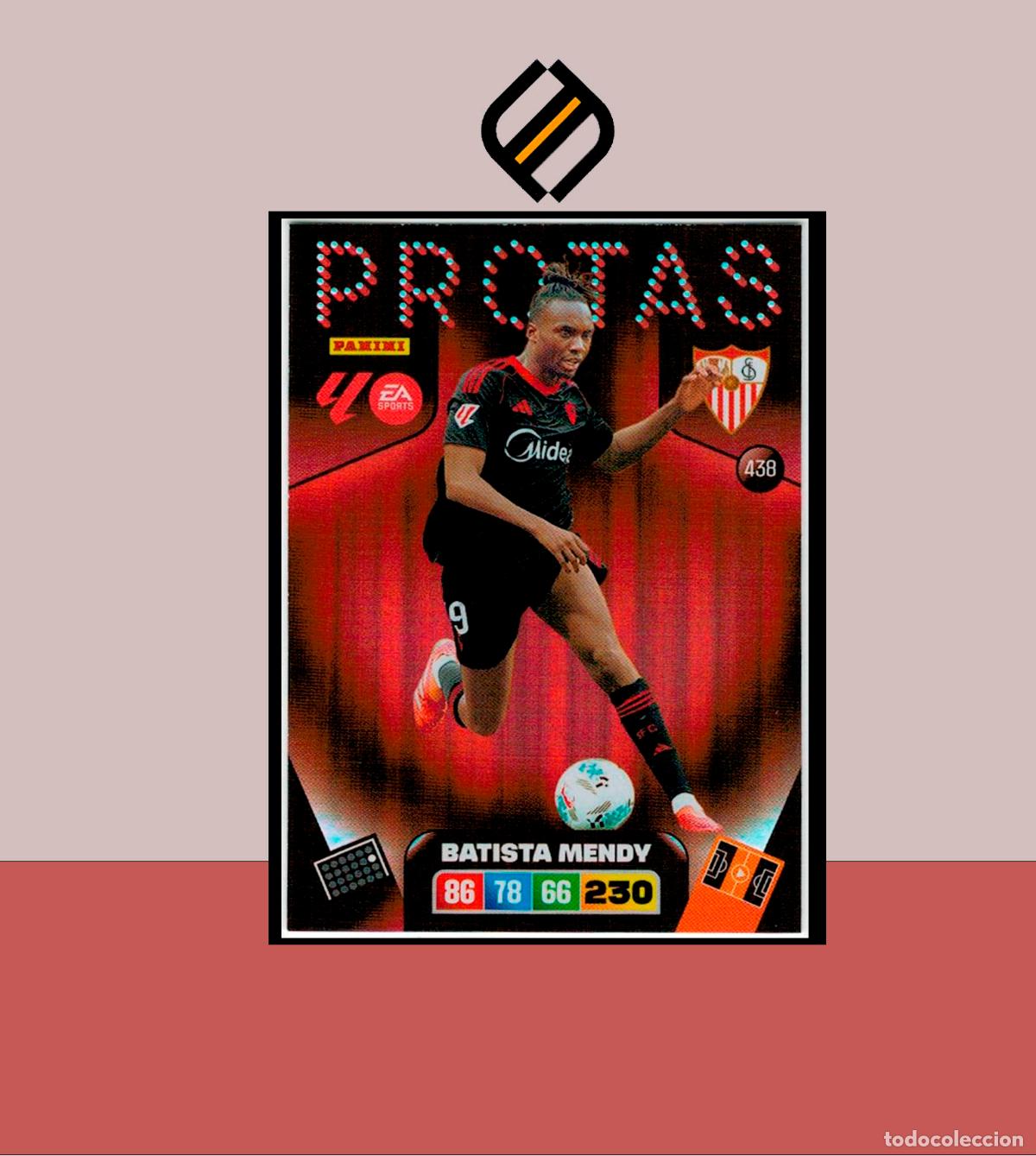 Fu&szlig;ball-Sticker: ADRENALYN XL 2025 2026 PANINI N&ordm; 438 BATISTA MENDY SEVILLA PROTAS CARD ALBUM LIGA COLECCI&Oacute;N