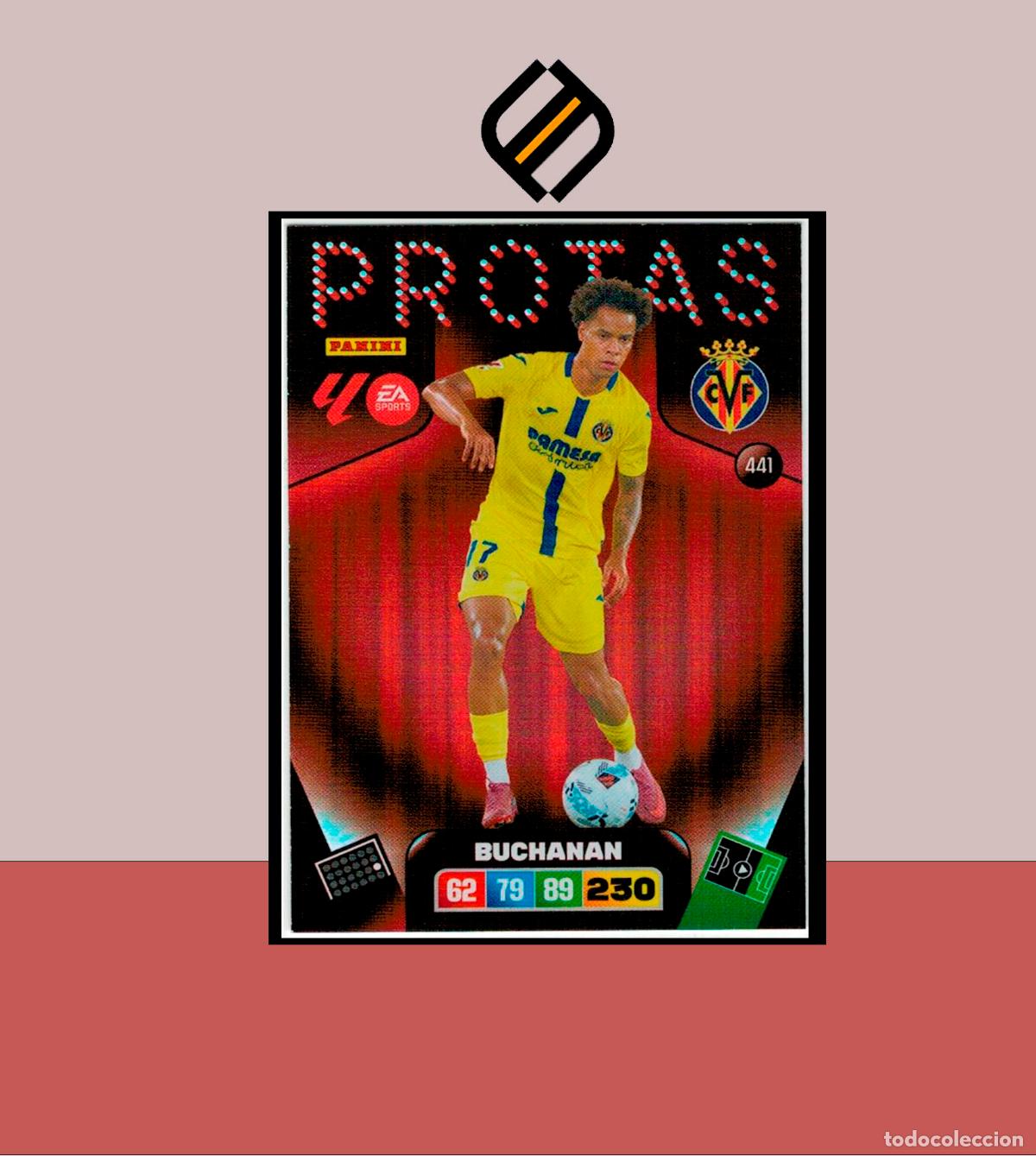 Figurine di Calcio: ADRENALYN XL 2025 2026 PANINI N&ordm; 441 BUCHANAN VILLARREAL PROTAS CARD ALBUM LIGA COLECCI&Oacute;N