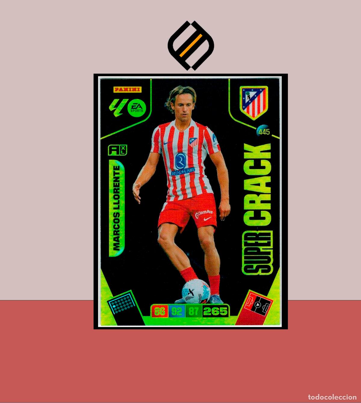 Fu&szlig;ball-Sticker: ADRENALYN XL 2025 2026 PANINI N&ordm; 445 MARCOS LLORENTE ATL&Eacute;TICO MADRID SUPER CRACKS CARD ALBUM LIGA