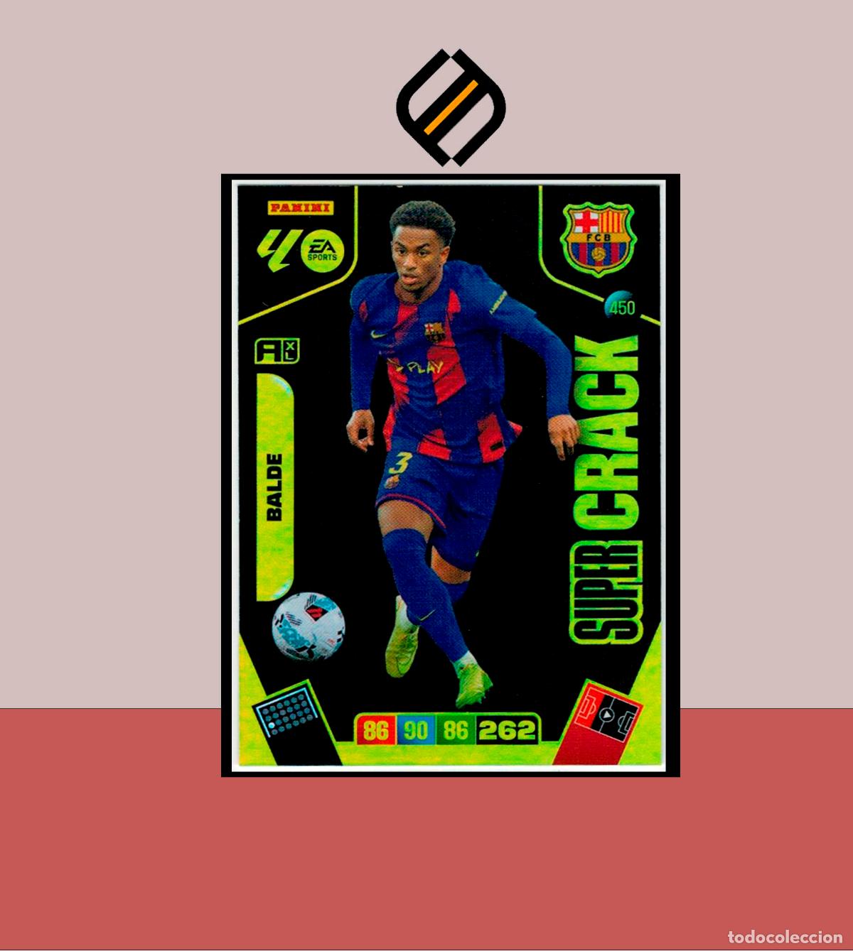 Cromos de Futebol: ADRENALYN XL 2025 2026 PANINI N&ordm; 450 BALDE BARCELONA BAR&Ccedil;A SUPER CRACKS CARD ALBUM LIGA