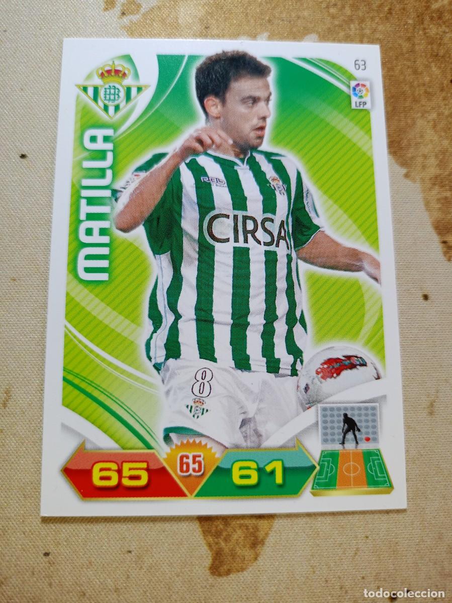 Fu&szlig;ball-Sticker: Betis 63 MATILLA Adrenalyn 2011-12