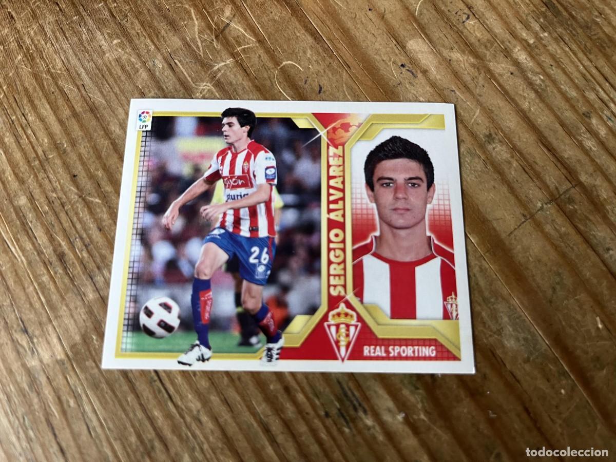 Cromos de F&uacute;tbol: CROMO SIN PEGAR NUNCA PEGADO LIGA ESTE 11 12 2011 2012 COLOCA SPORTING GIJON # 10B SERGIO ALVAREZ