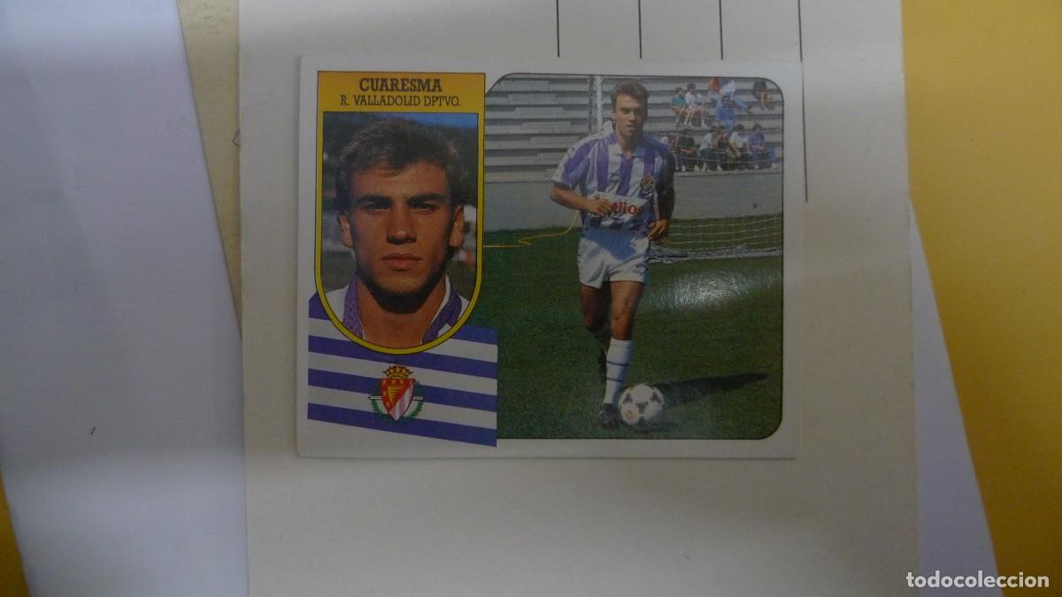 Fu&szlig;ball-Sticker: Cuaresma - Valladolid - Este 91-92