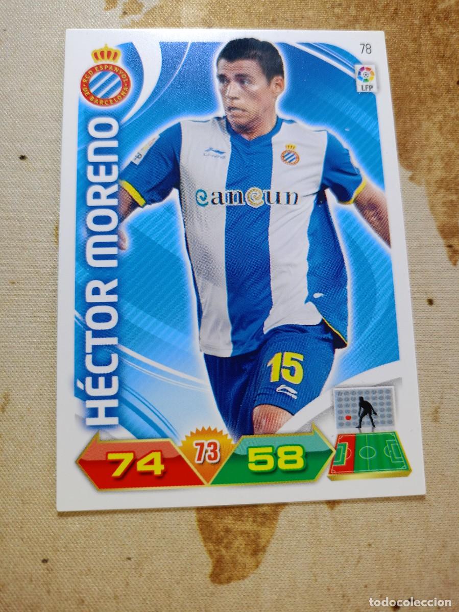 Fu&szlig;ball-Sticker: Espanyol 78 H&Eacute;CTOR MORENO Adrenalyn 2011-12