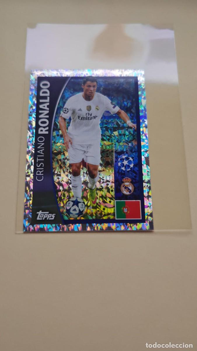 Cromos de F&uacute;tbol: Cristiano Ronaldo Topps Champions League 2015/16 &ndash; Cromo foil
