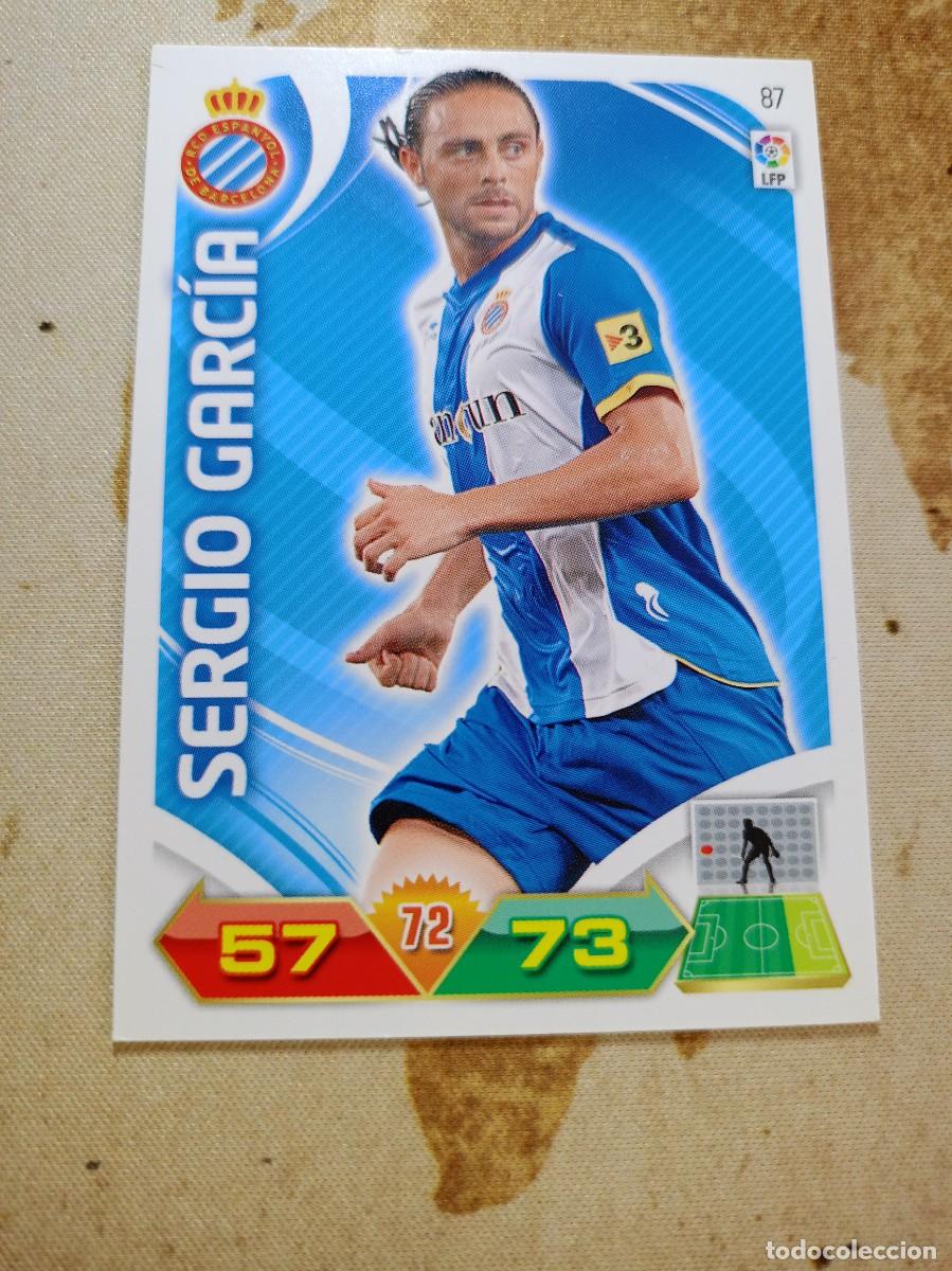 Fu&szlig;ball-Sticker: Espanyol 87 S&Eacute;RGIO GARC&Iacute;A Adrenalyn 2011-12