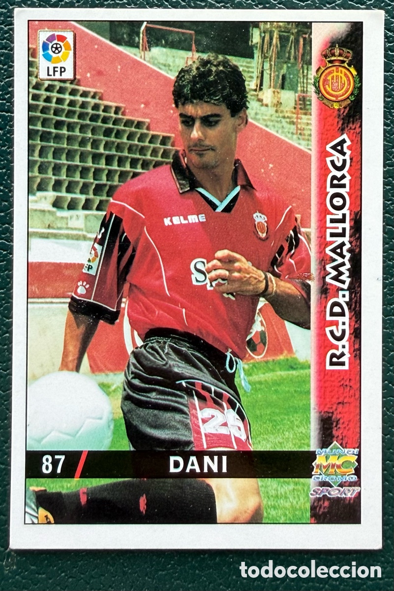 Fu&szlig;ball-Sticker: 87 DANI RCD MALLORCA FICHAS ALBUM MUNDICROMO 1998 1999 98 99