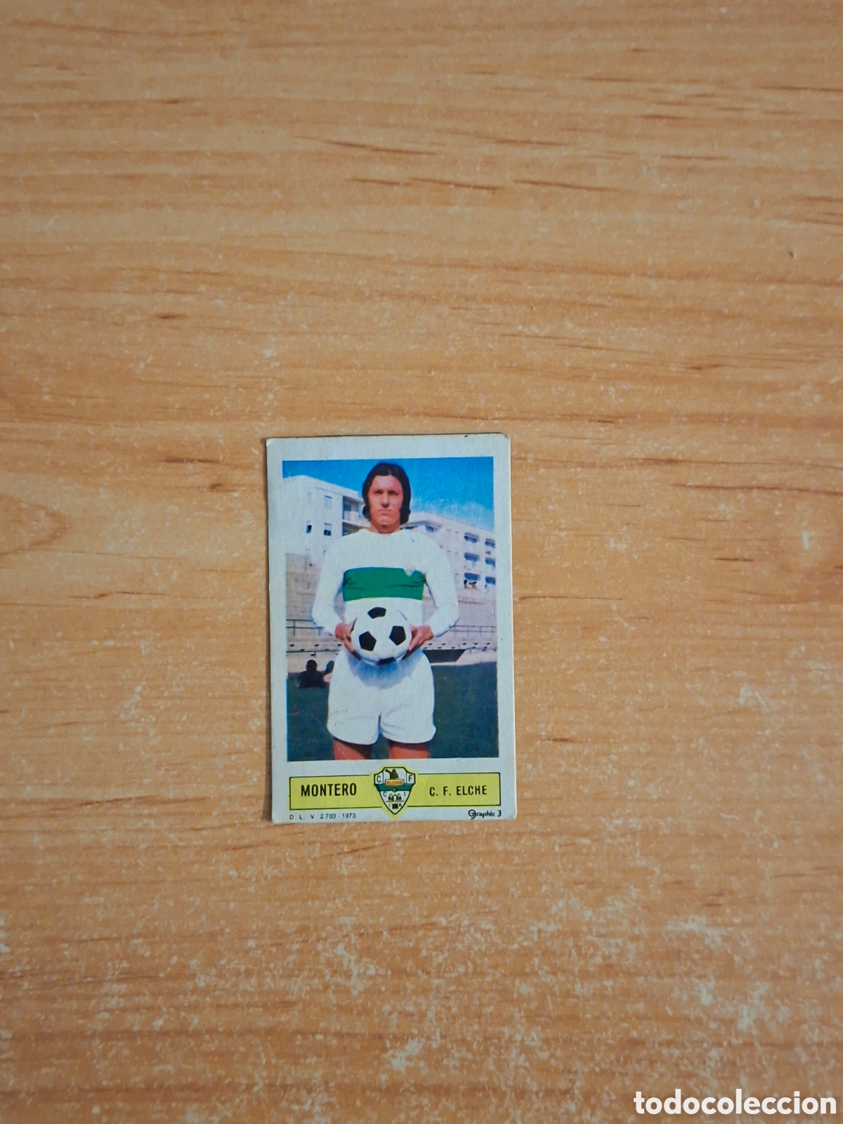 Fu&szlig;ball-Sticker: Este 73 74 montero elche despegado por arriba ver fotos