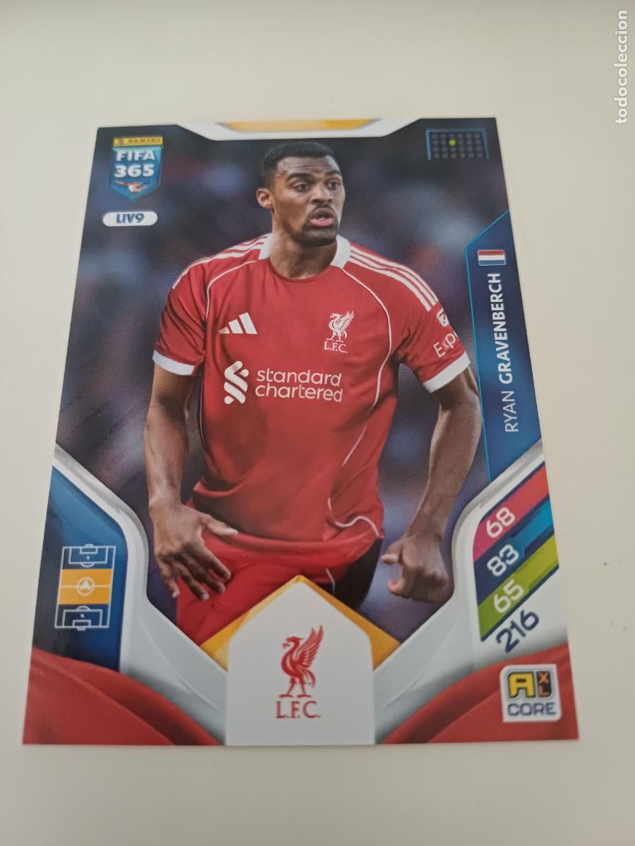 Fu&szlig;ball-Sticker: 036 - LIV9 - Ryan Gravenberch - Liverpool FC