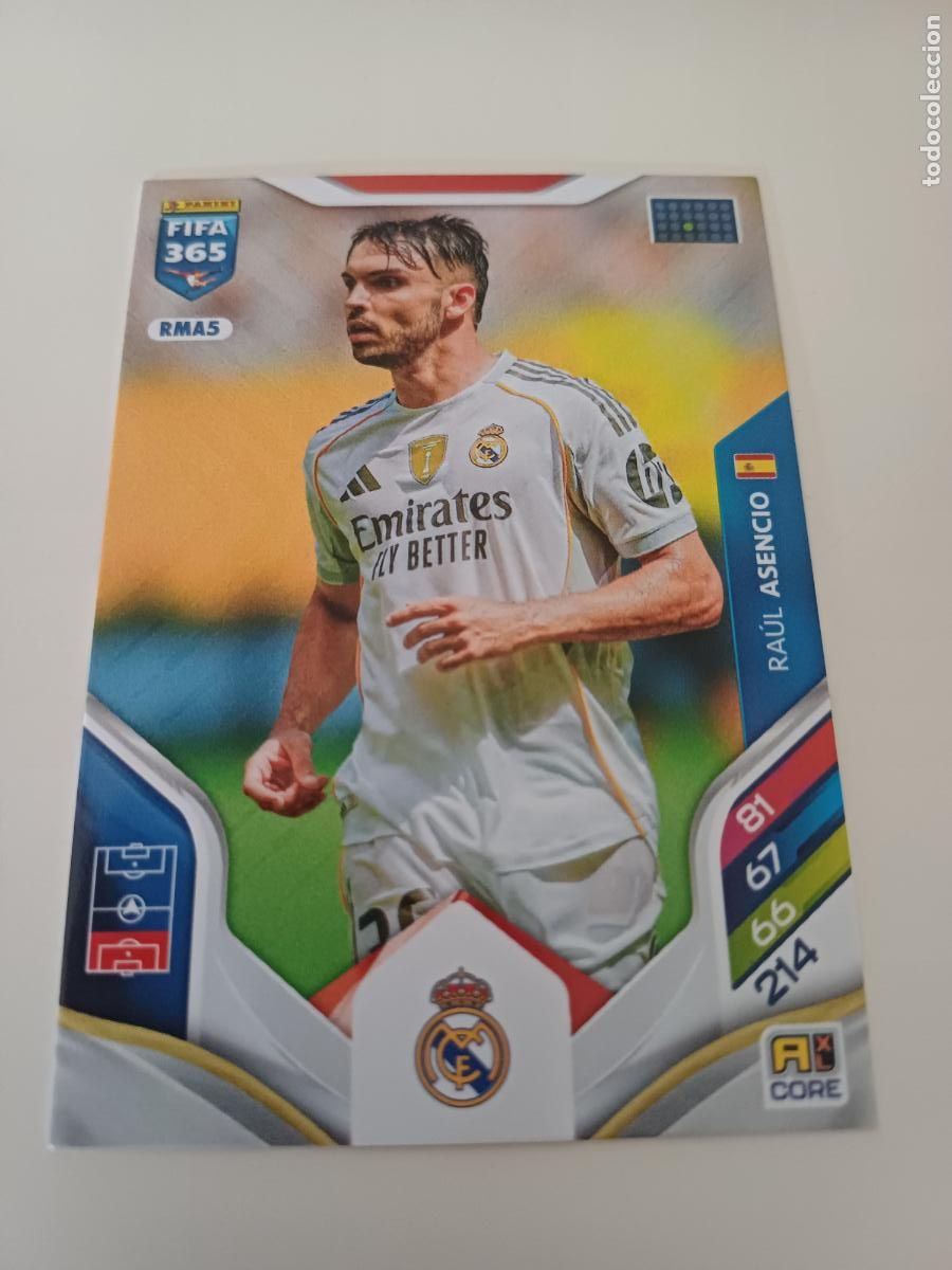 Cromos de Futebol: 284 - RMA5 - Ra&uacute;l Asencio
