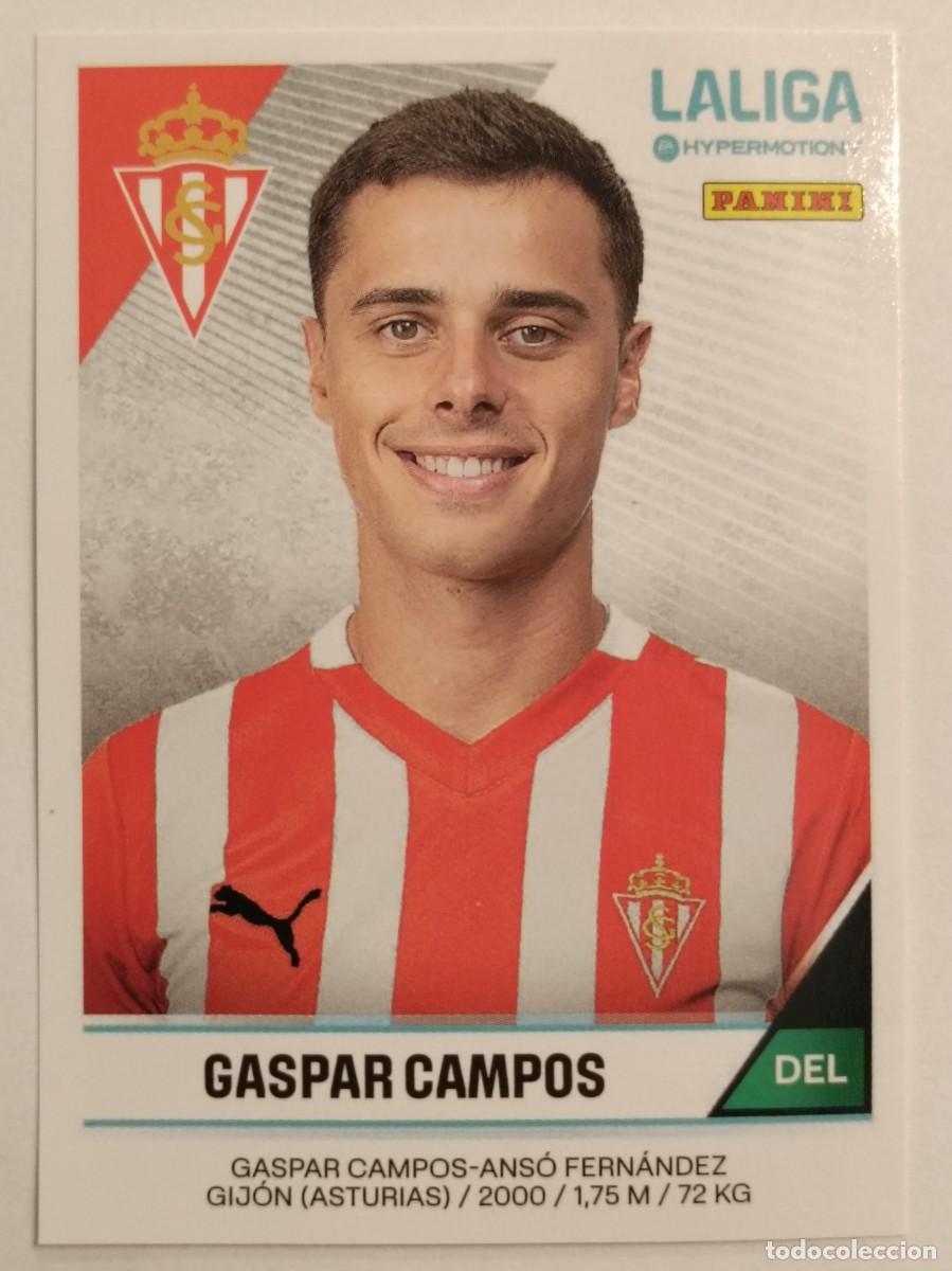 Cromos de F&uacute;tbol: #378 GASPAR CAMPOS SPORTING GIJON LIGA HYPERMOTION 24/25 PANINI