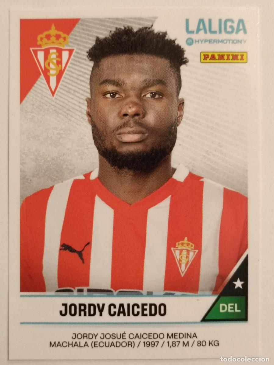 Cromos de F&uacute;tbol: #380B JORDY CAICEDO SPORTING GIJON LIGA HYPERMOTION 24/25 PANINI