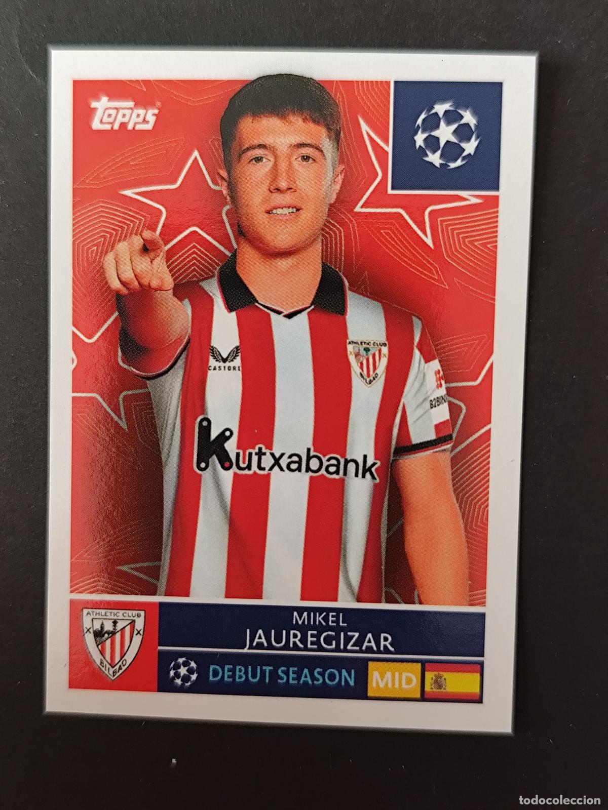 Football Stickers: 103 MIKEL JAUREGIZAR ATHLETIC BILBAO STICKER CHAMPIONS LEAGUE 2025 2026 25 26 TOPPS