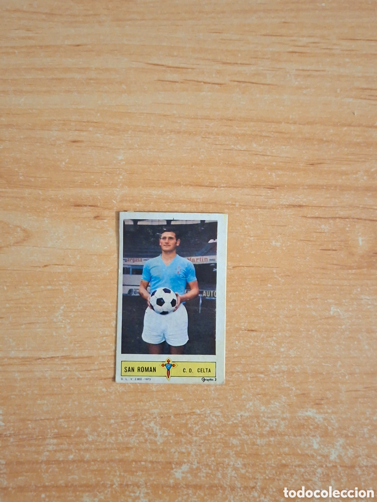 Fu&szlig;ball-Sticker: Este 73 74 san roman celta despegado por arriba ver fotos