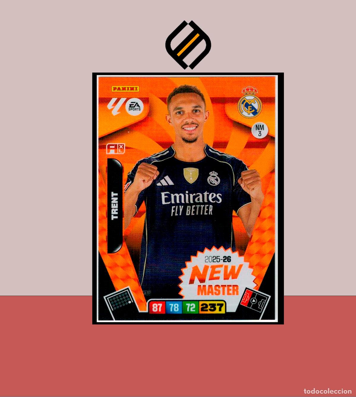 Football Stickers: ADRENALYN XL 2025 2026 PANINI NM 3 TRENT REAL MADRID CARD ALBUM LIGA NEW MASTER
