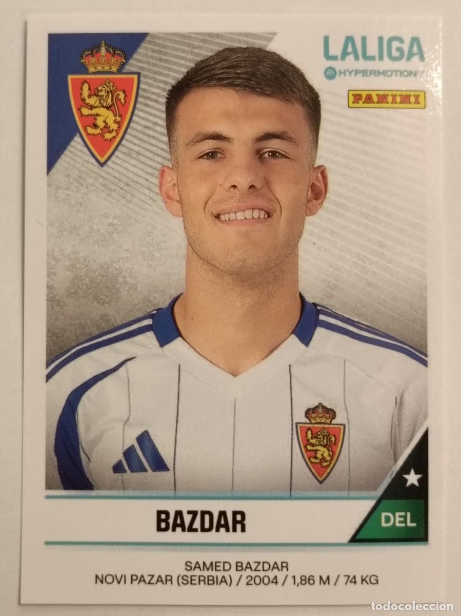 Cromos de F&uacute;tbol: #418 BAZDAR REAL ZARAGOZA LIGA HYPERMOTION 24/25 PANINI