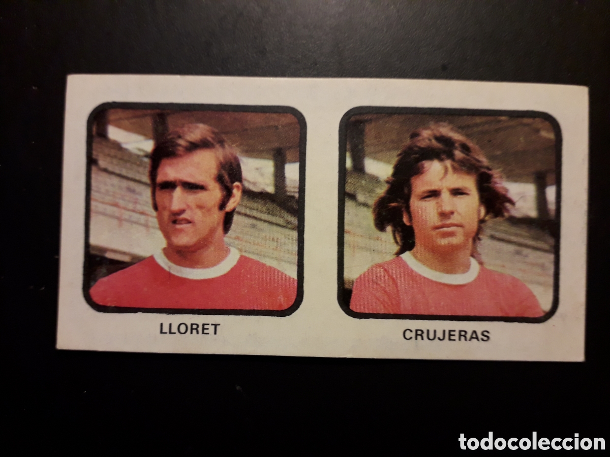 Cromos de F&uacute;tbol: LLORET/CRUJERAS TARRAGONA N&deg; 286 RUIZ ROMERO 1974 1975 74 75 DESPEGADO PEDIDO M&Iacute;NIMO 3&euro;