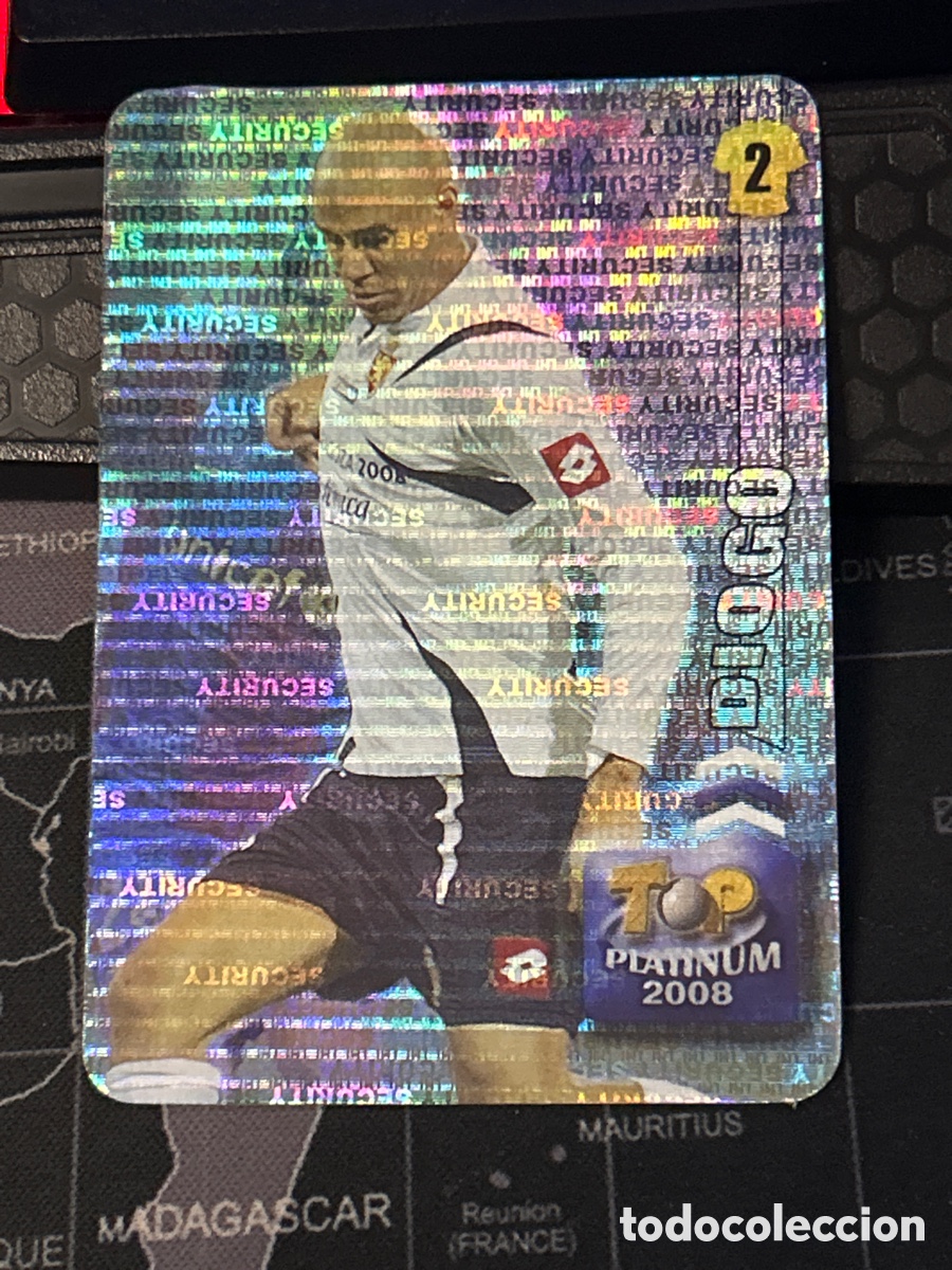 Cromos de F&uacute;tbol: 698 DIOGO (ZARAGOZA) SECURITY TOP PLATINUM MUNDICROMO 2007 2008 07 08