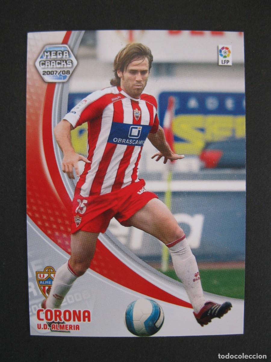 Fu&szlig;ball-Sticker: CORONA (U.D. ALMER&Iacute;A) - N&ordm; 11 - MEGACRACKS 2007-2008 - PANINI - 07-08.