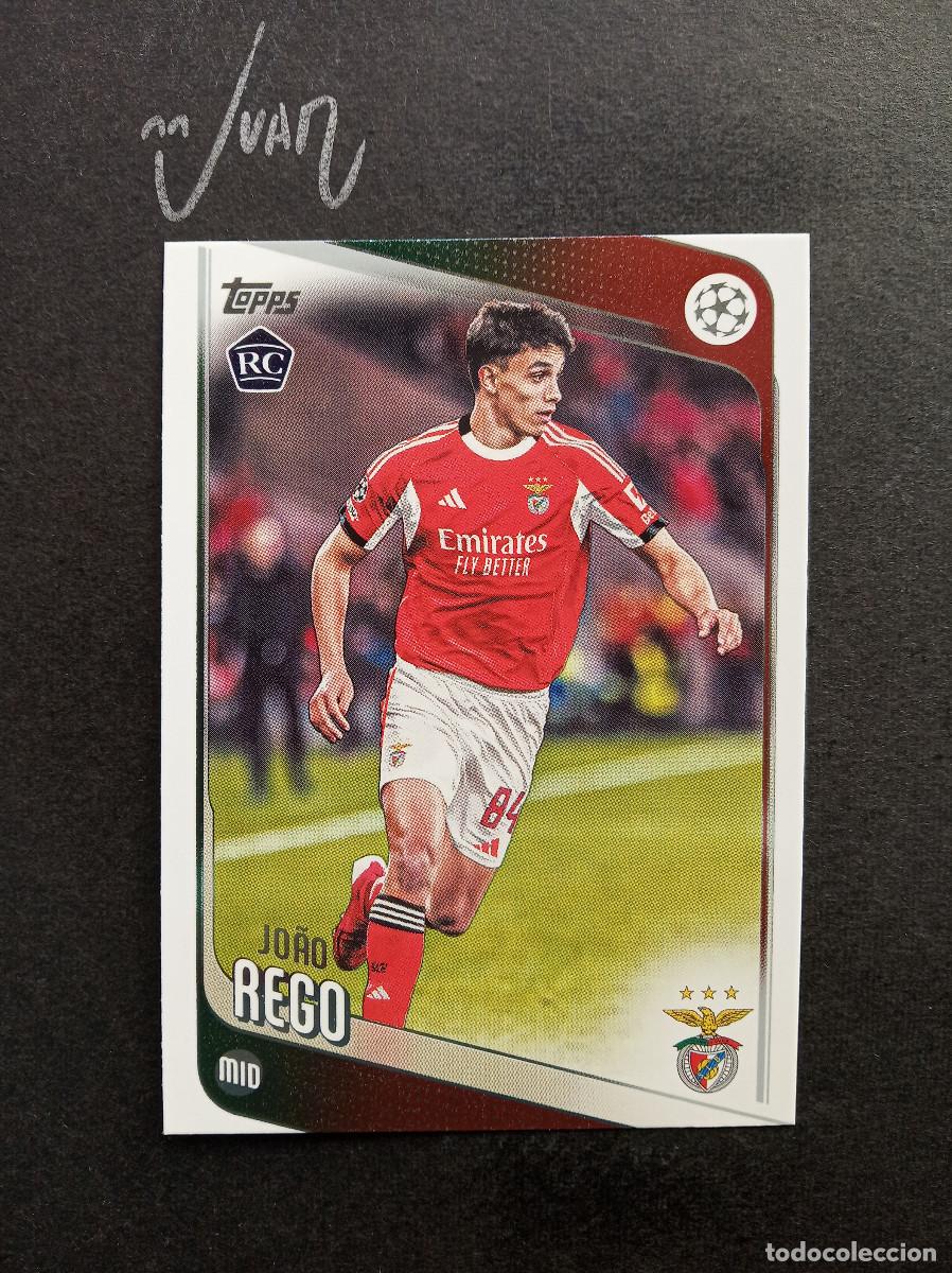 Cromos de F&uacute;tbol: N&ordm; 168 ROOKIE JOAO REGO SL BENFICA ⚽ TOPPS&reg; FLAGSHIP CLUB COMPETITIONS 2025 2026 25 26 NUEVO