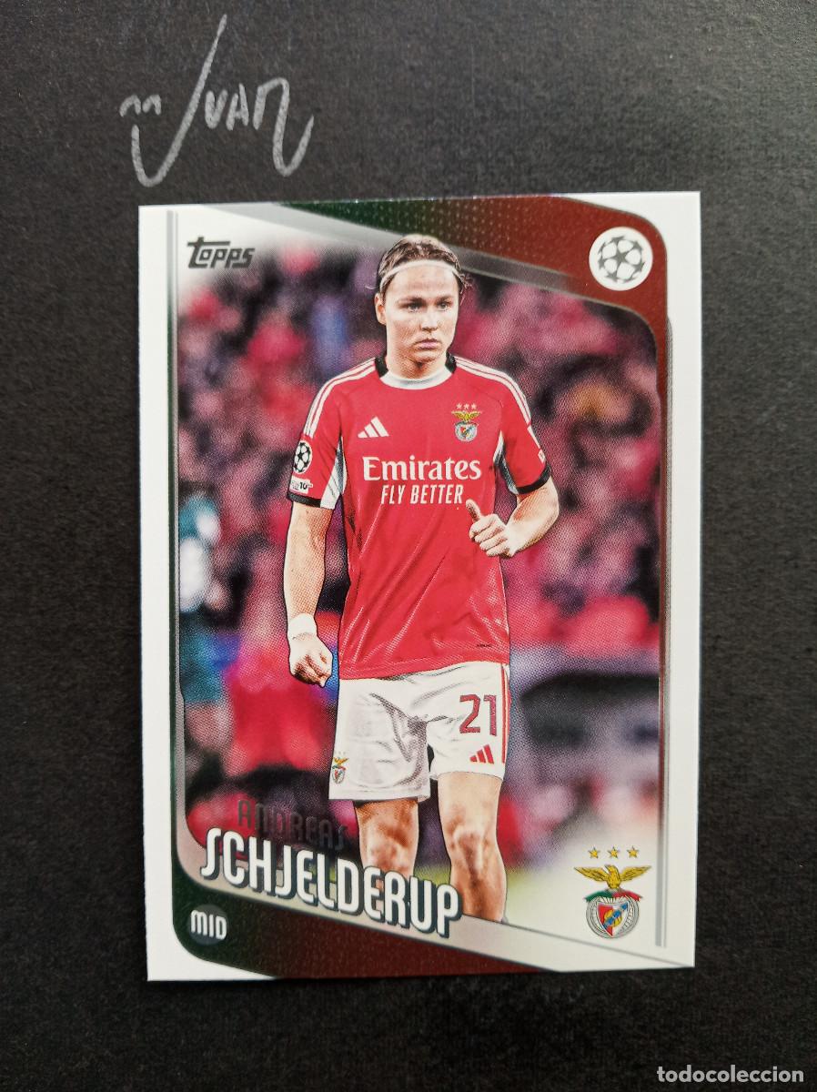 Figurine di Calcio: N&ordm; 27 SCHJELDERUP SL BENFICA ⚽ TOPPS&reg; FLAGSHIP CLUB COMPETITIONS 2025 2026 25 26 NUEVO