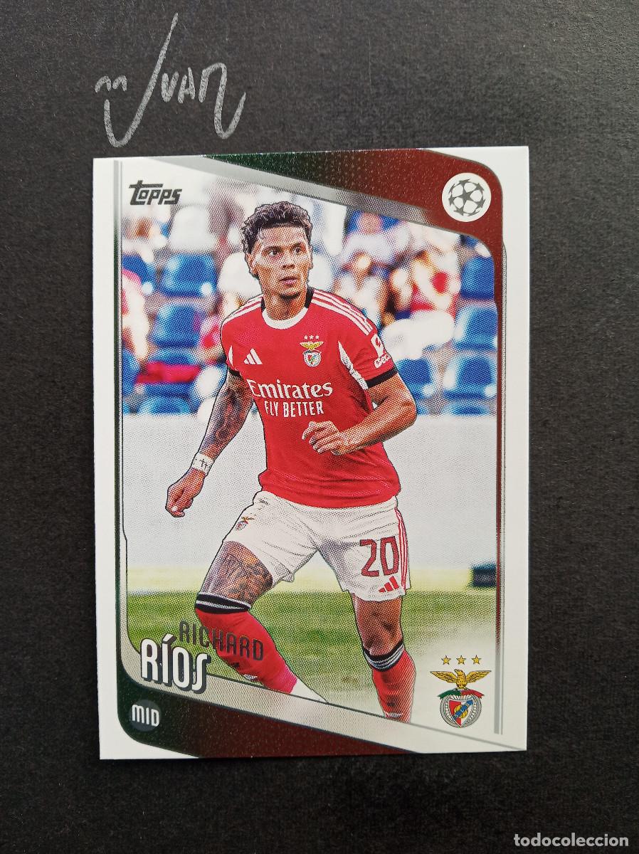 Cromos de F&uacute;tbol: N&ordm; 16 RICHARD RIOS SL BENFICA ⚽ TOPPS &reg; FLAGSHIP CLUB COMPETITIONS 2025 2026 25 26 NUEVO