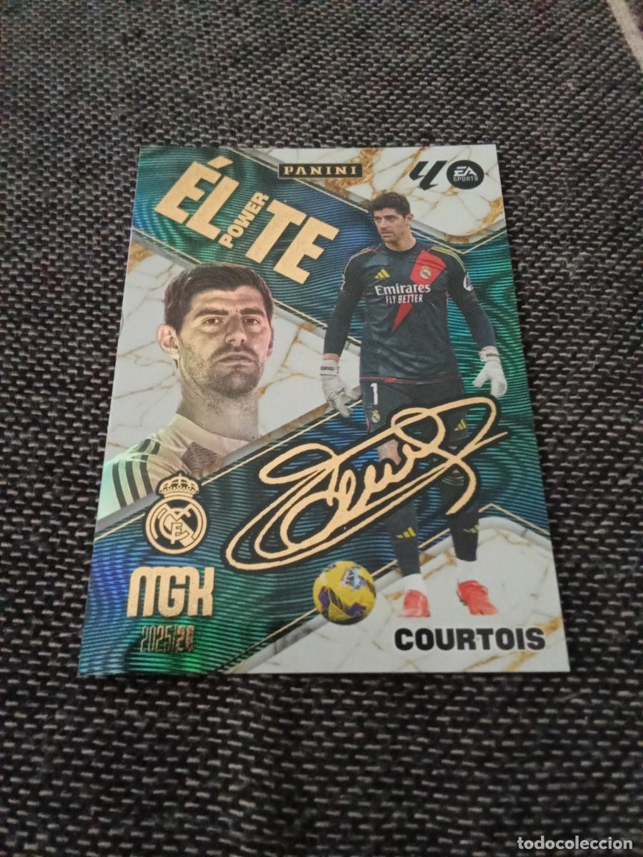 Cromos de F&uacute;tbol: P 3 courtois real Madrid &eacute;lite power megacracks 2025-26