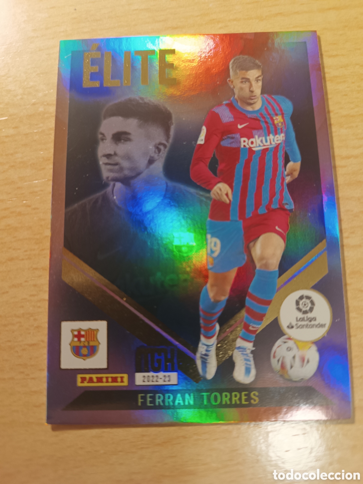 Cromos de F&uacute;tbol: 4 FERRAN TORRES ELITE FC BARCELONA MEGACRACKS 2022 2023 PANINI 22 23
